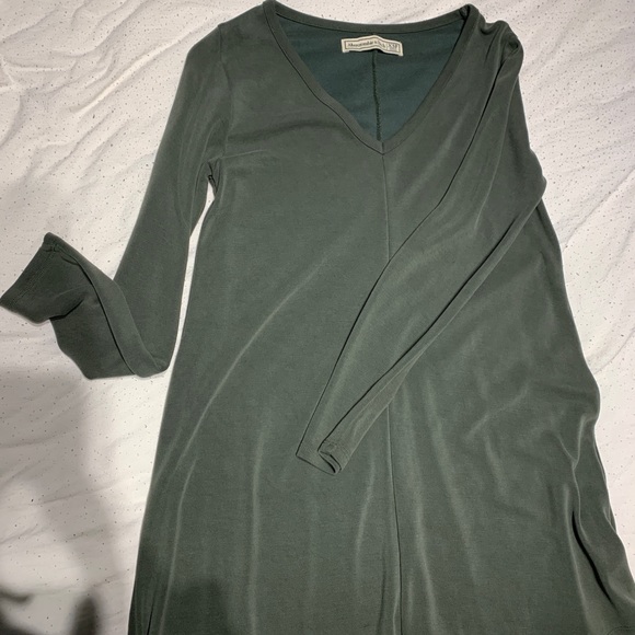 Abercrombie - v neck long sleeve dress - Picture 1 of 2